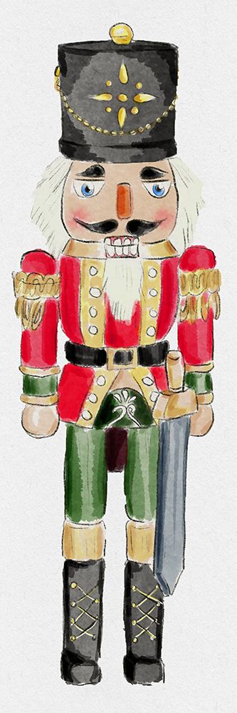 Nutcracker art print by Val Rhodes for $57.95 CAD