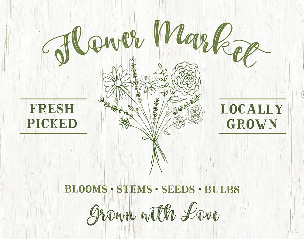 Flower Market art print by Natalie Carpentieri for $57.95 CAD