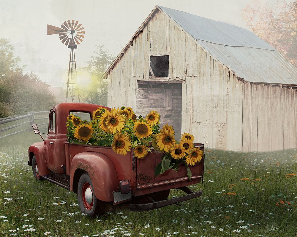 Sunflowers Galore art print by Nan for $57.95 CAD