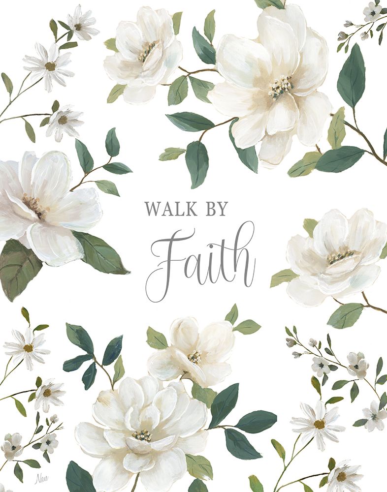 White on White I art print by Nan for $57.95 CAD