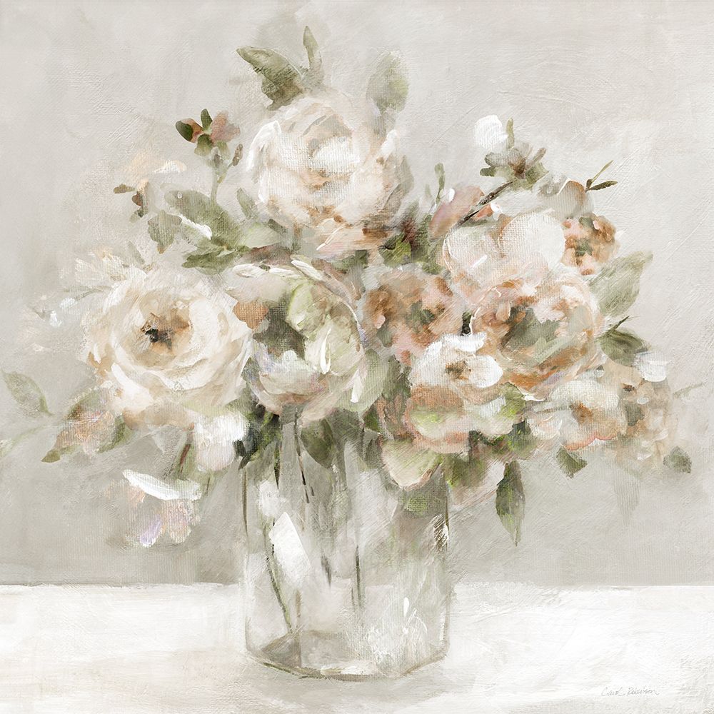 Classic White Roses art print by Carol Robinson for $57.95 CAD