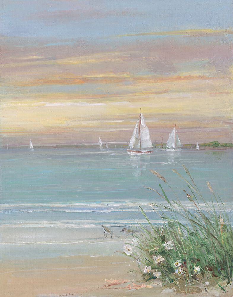 Harbor at Dusk II art print by Sally Swatland for $57.95 CAD