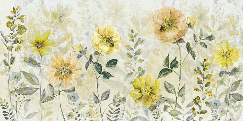 Spring Awakening Sunshine Garden art print by Sally Swatland for $57.95 CAD