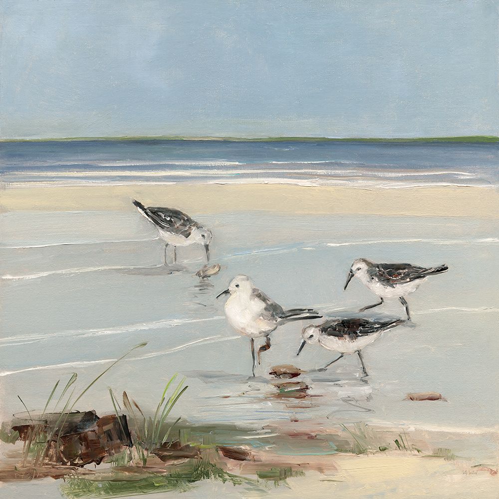 Sandpiper Cove II art print by Sally Swatland for $57.95 CAD