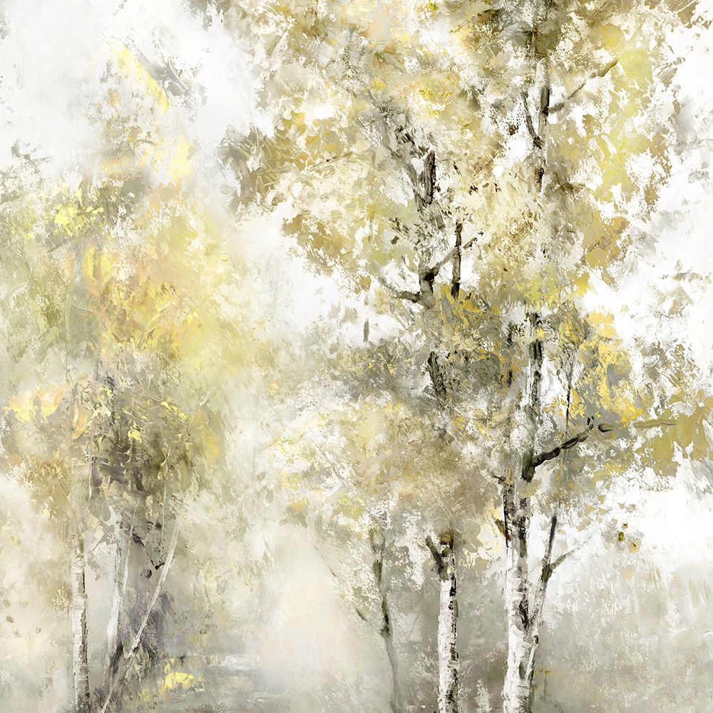 Lemon Birch Grove II art print by T.C. Chiu for $57.95 CAD