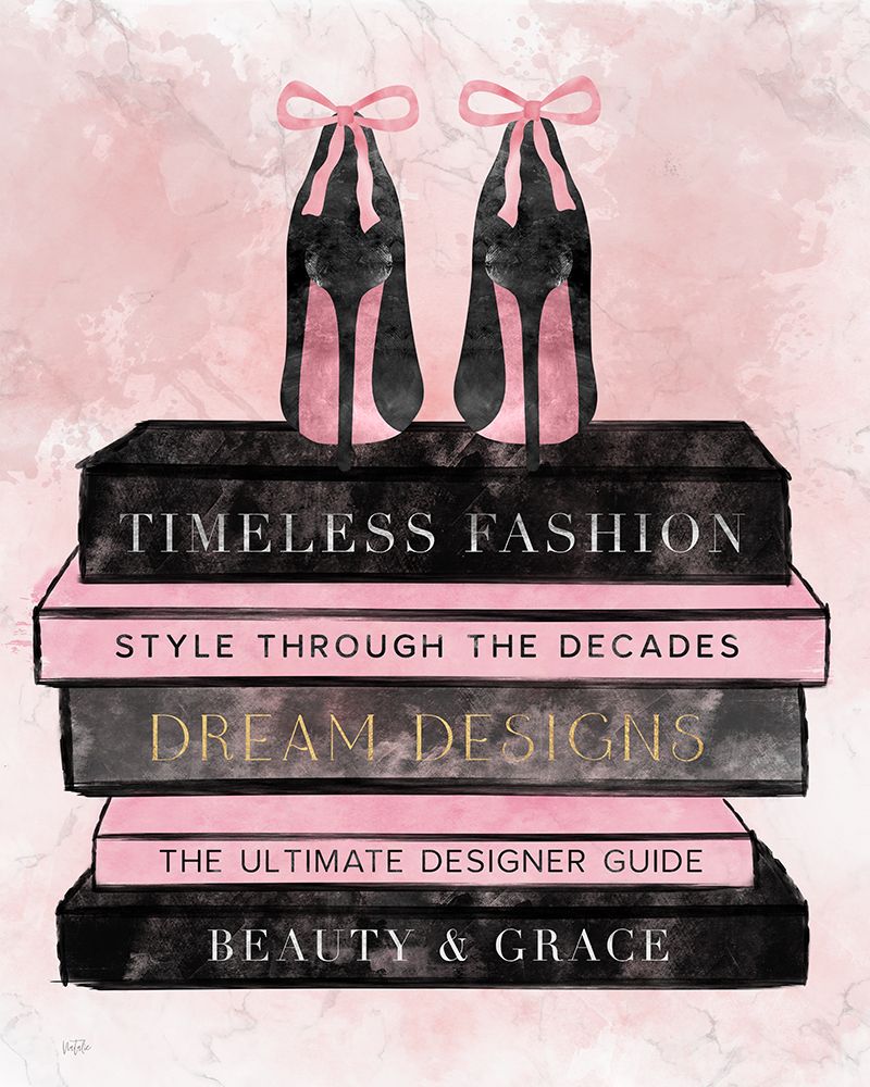 Designer Heels and Books II art print by Natalie Carpentieri for $57.95 CAD
