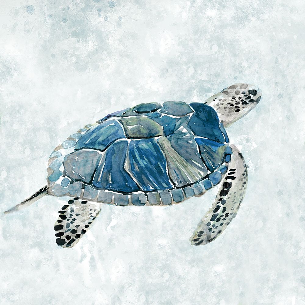 Under the Sea Turtle I art print by Carol Robinson for $57.95 CAD