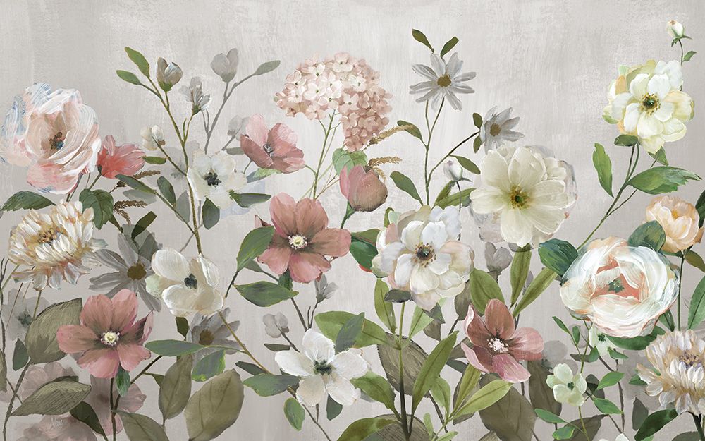 Blush Floral Song art print by Nan for $57.95 CAD