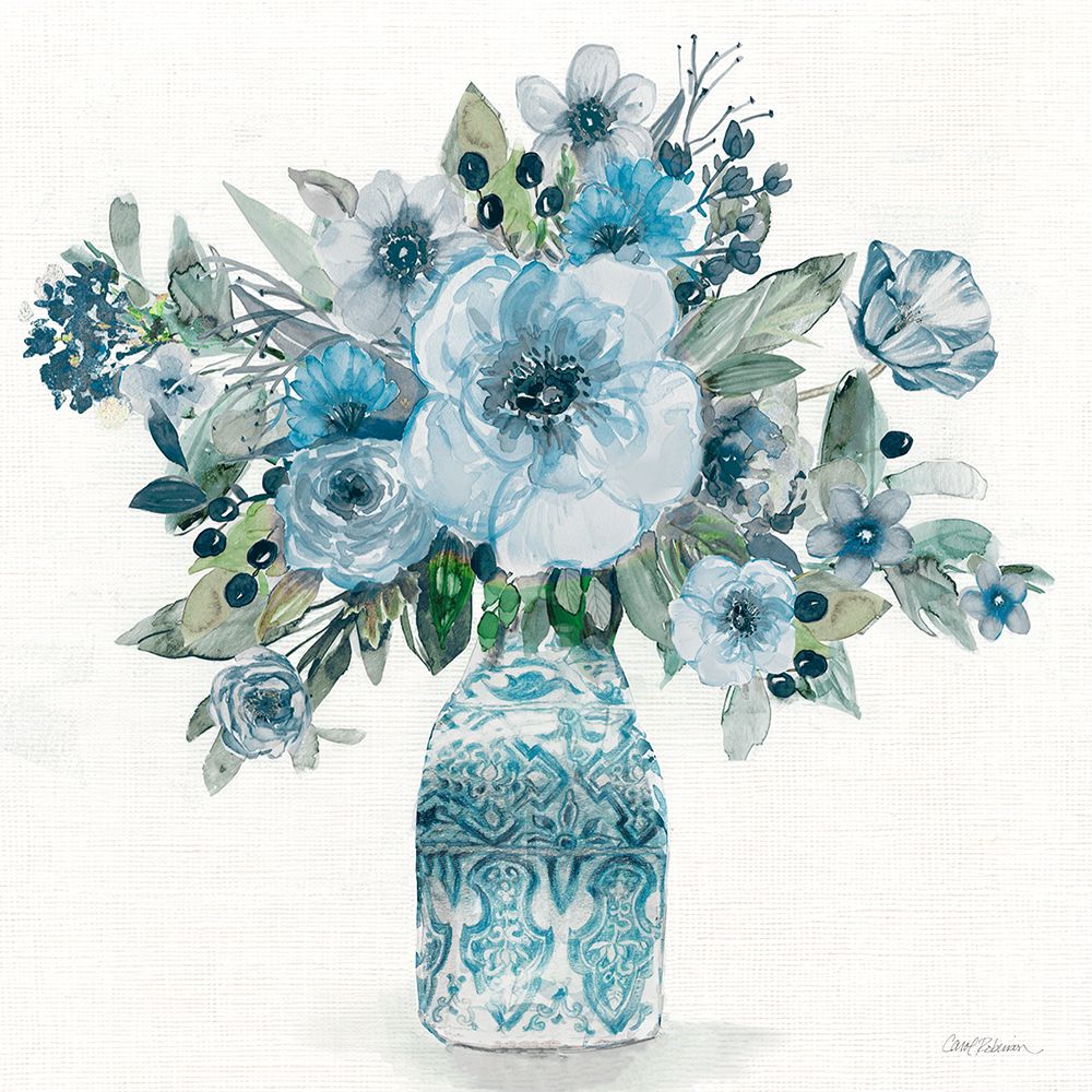 Cerulean Whispers I art print by Carol Robinson for $57.95 CAD