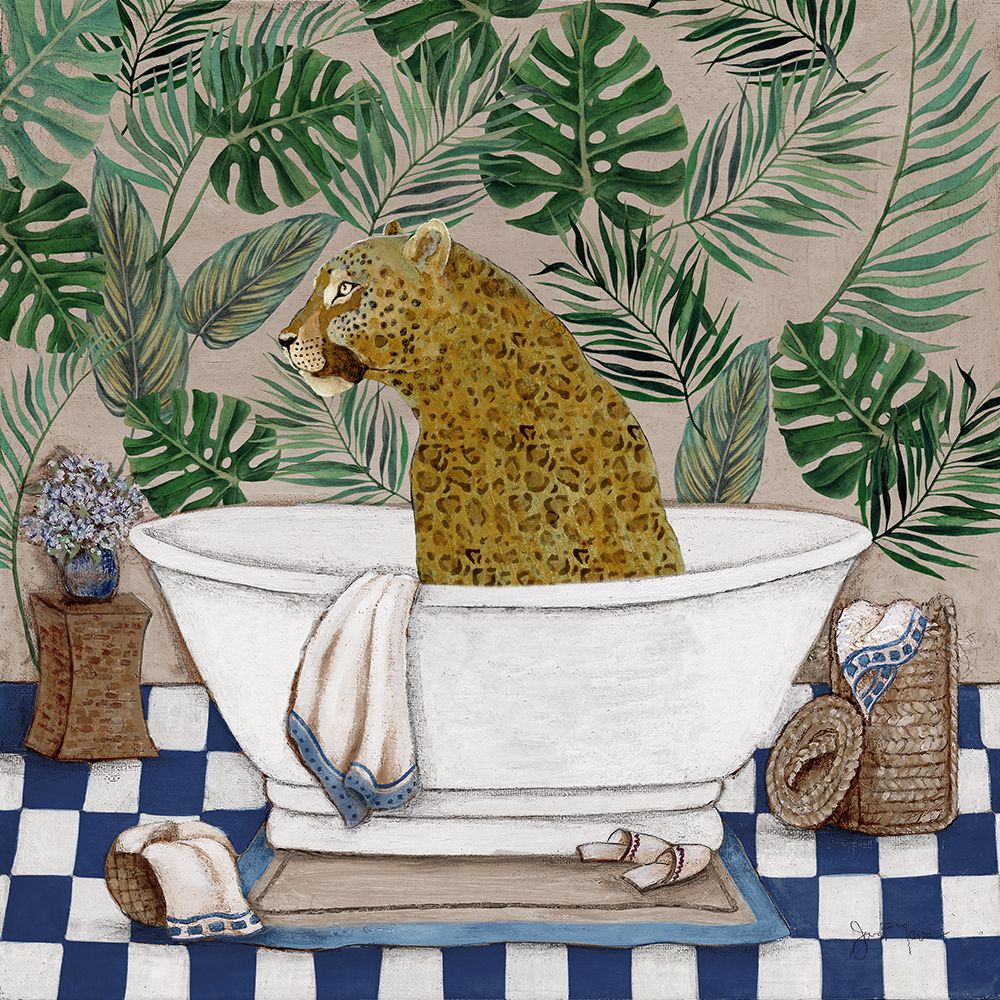 Safari Bath II art print by Tava Studios for $57.95 CAD