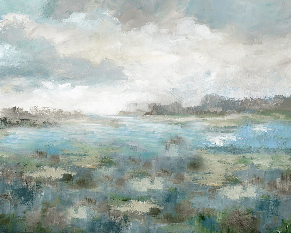 Blue Valley art print by Nan for $57.95 CAD