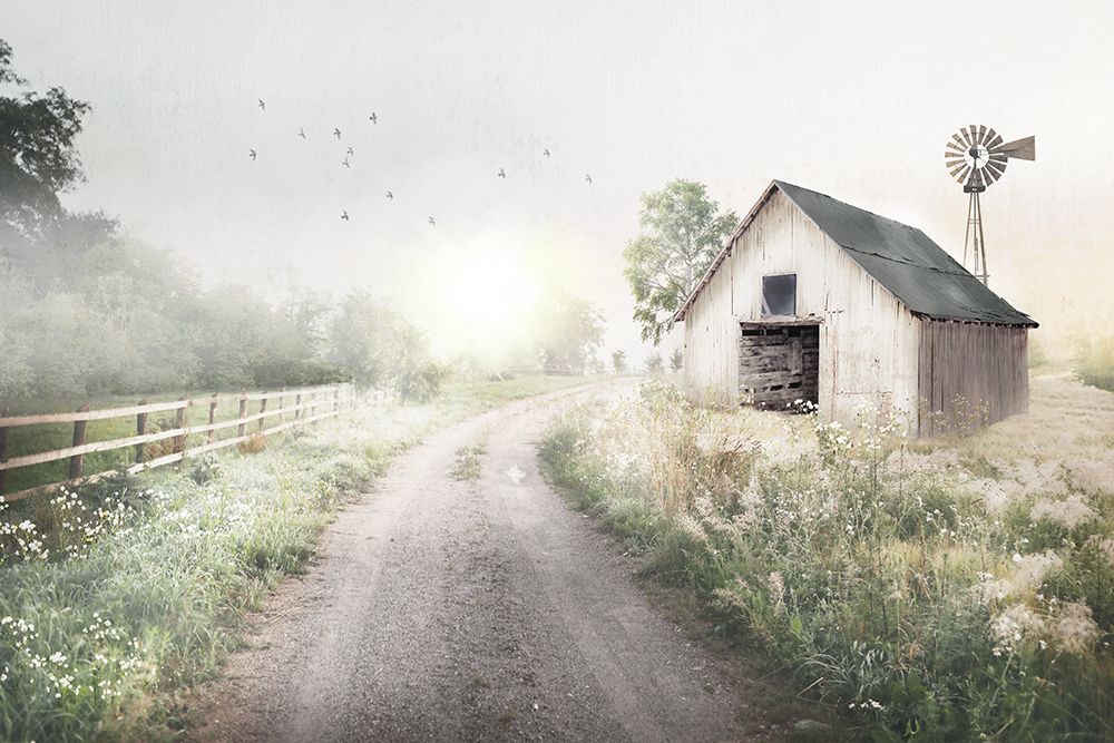 Country Lane art print by Nan for $57.95 CAD