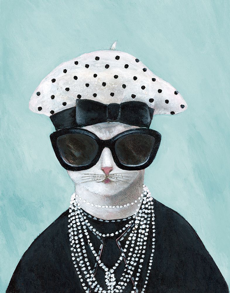 Fancy Cat III art print by Tava Studios for $57.95 CAD