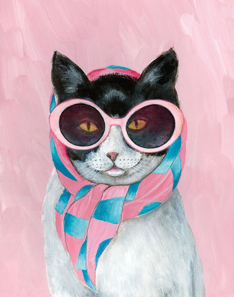 Fancy Cat IV art print by Tava Studios for $57.95 CAD