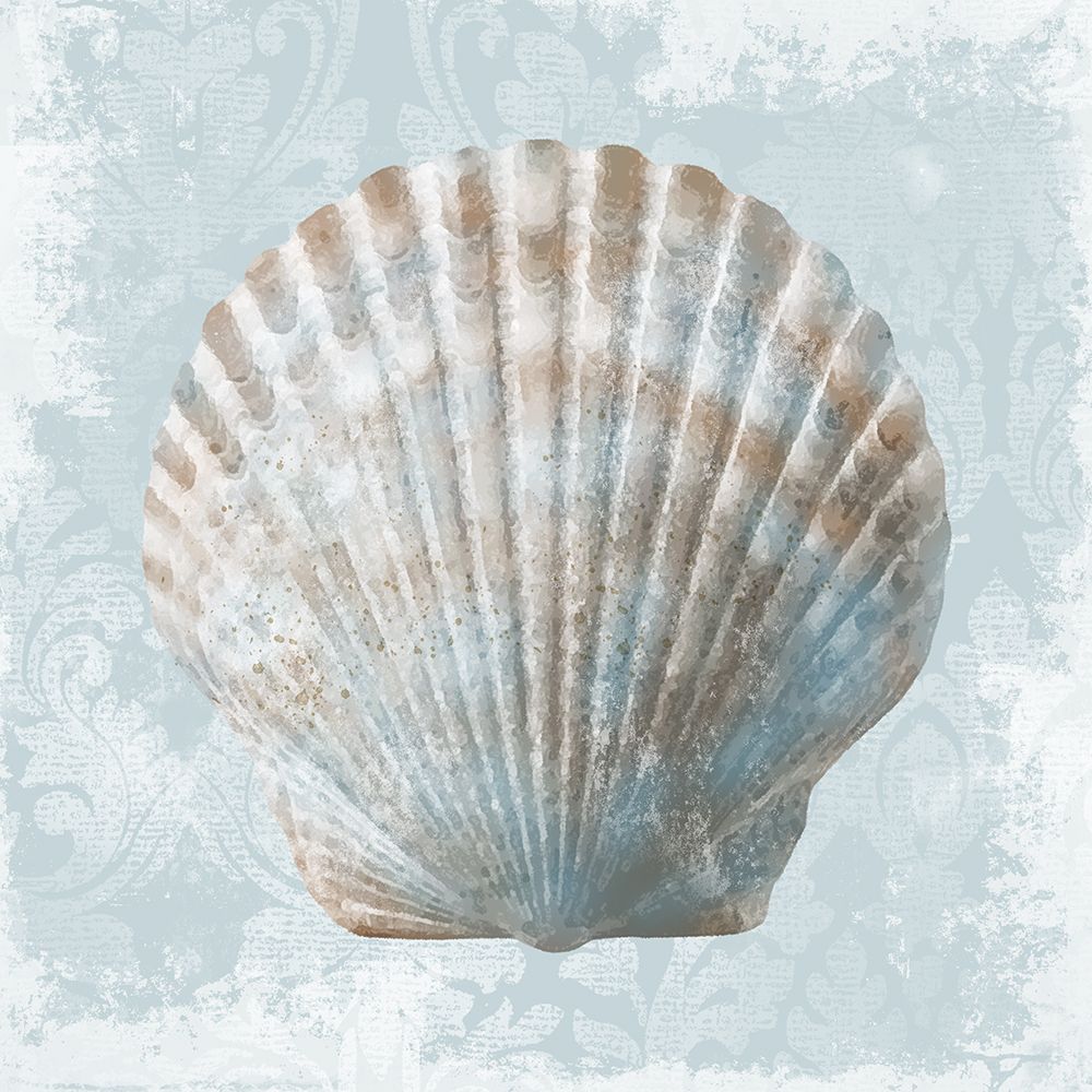 Ocean Blue Shell II art print by Conrad Knutsen for $57.95 CAD