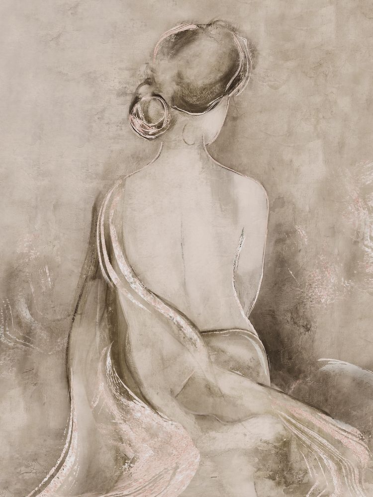 Sepia Sketch Figure I art print by Tava Studios for $57.95 CAD