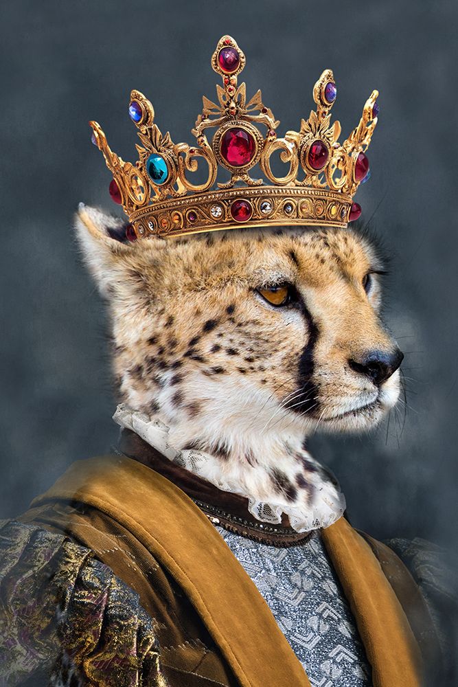 Cheetah King art print by CAD Design for $57.95 CAD