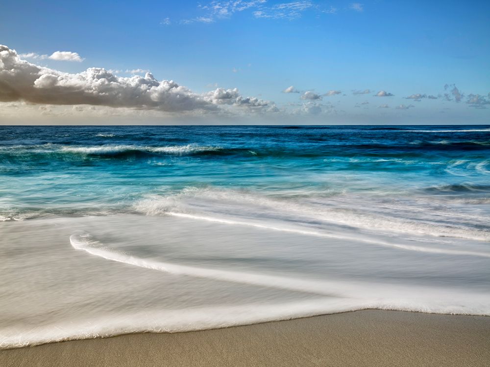 Whispering Sands Beach Waves art print by Superstock Partners LLC for $57.95 CAD