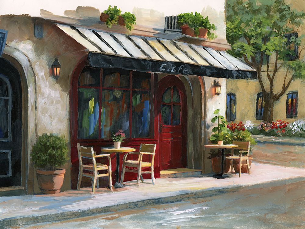 Cafe art print by Nan for $57.95 CAD