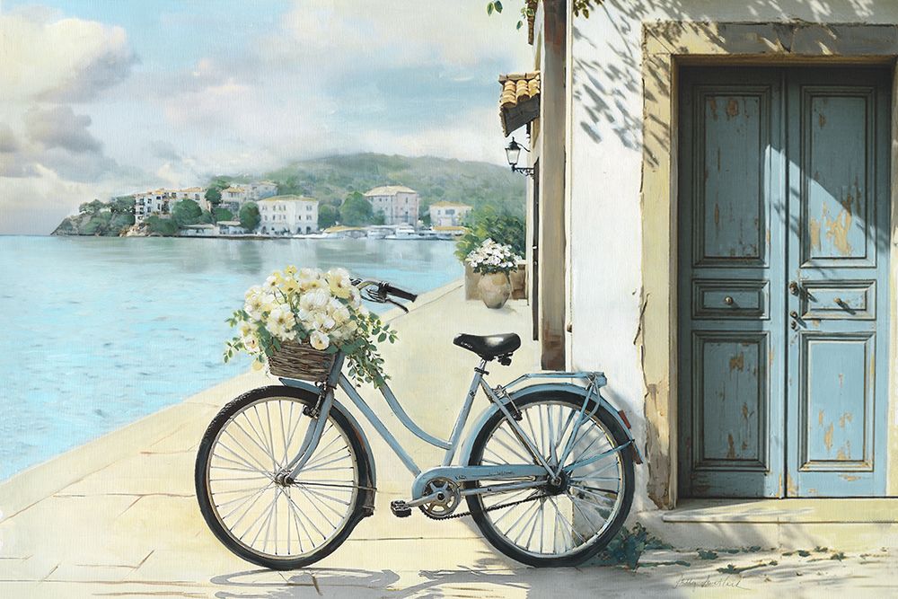 Petals by the Sea art print by Sally Swatland for $57.95 CAD