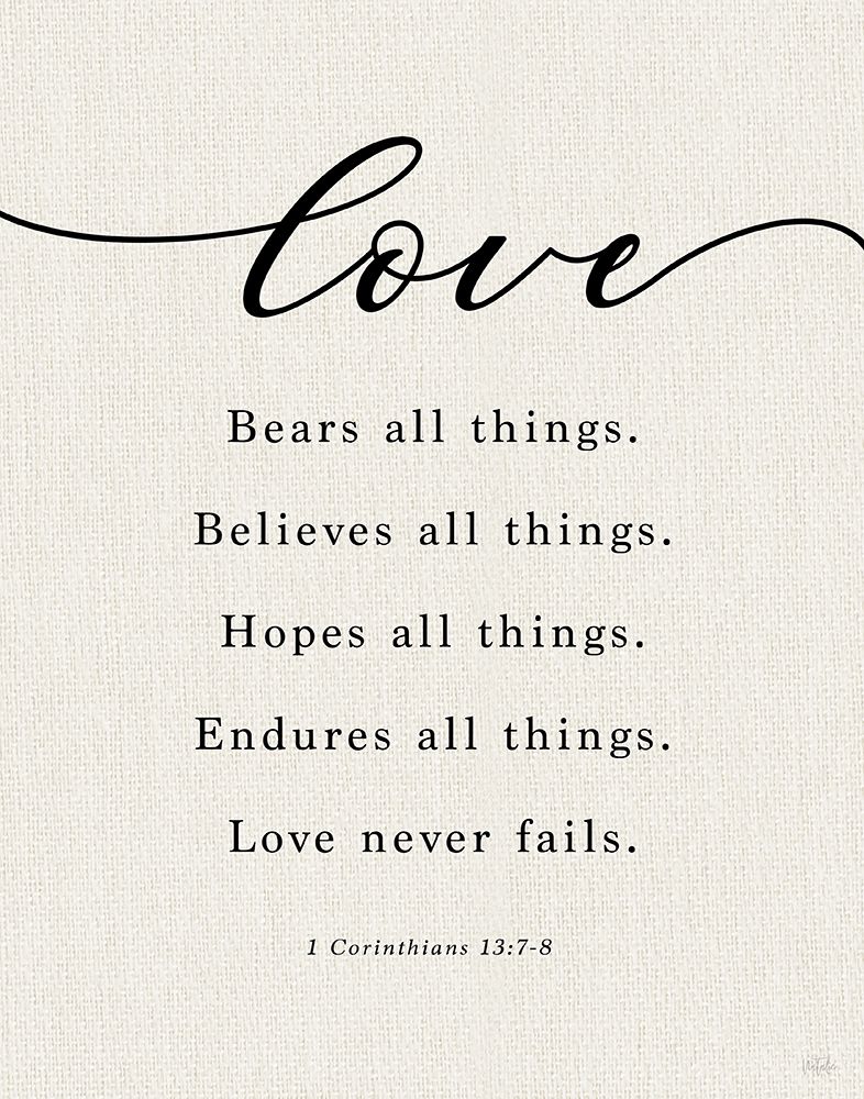 Love Bears All Things art print by Natalie Carpentieri for $57.95 CAD
