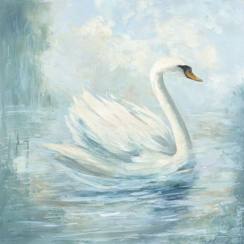 Swan Lake I art print by Sally Swatland for $57.95 CAD