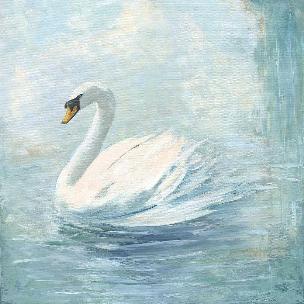 Swan Lake II art print by Sally Swatland for $57.95 CAD