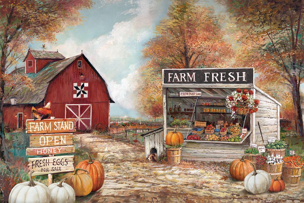 Farm Fresh Harvest art print by Ruane Manning for $57.95 CAD