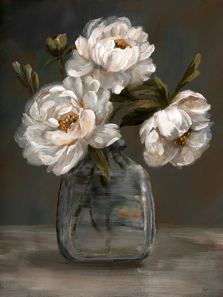 Classic Peonies I art print by Nan for $57.95 CAD