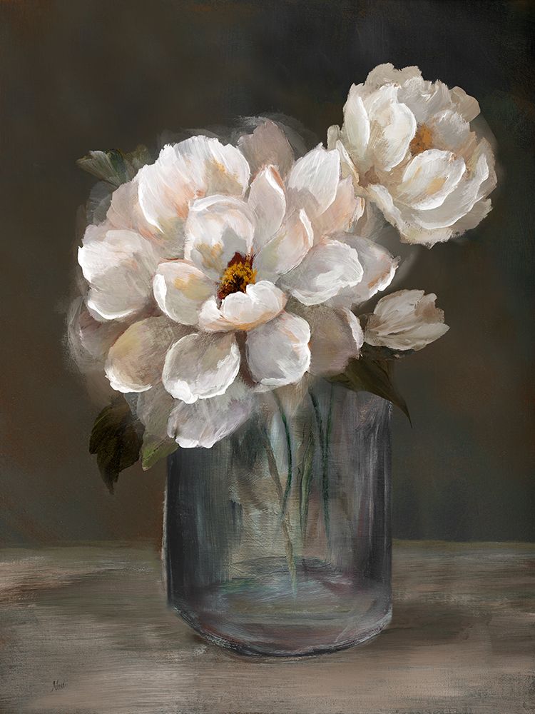 Classic Peonies II art print by Nan for $57.95 CAD