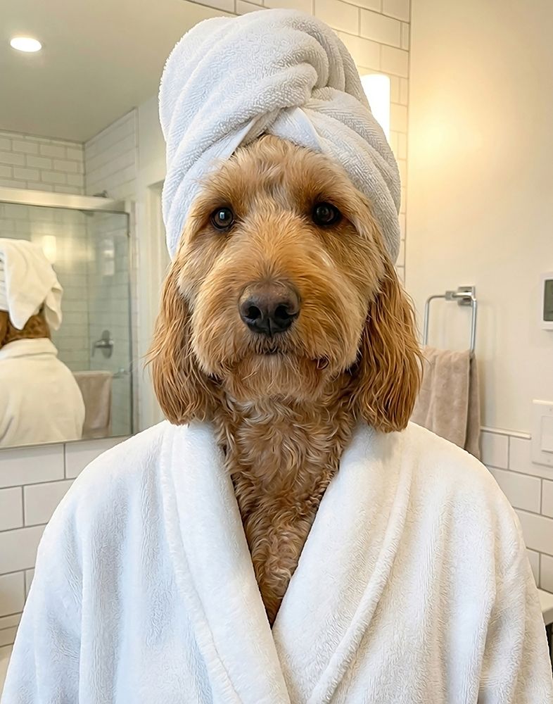 Rosie Bath I art print by Abigail Walker for $57.95 CAD