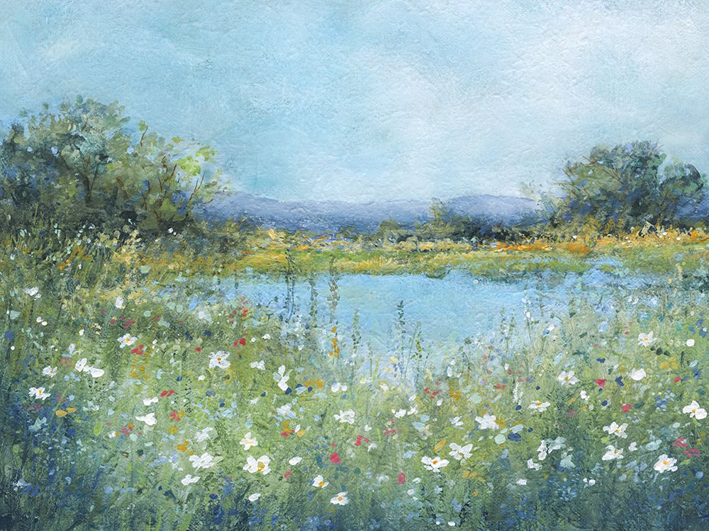 Wildflower Lake art print by Carol Robinson for $57.95 CAD