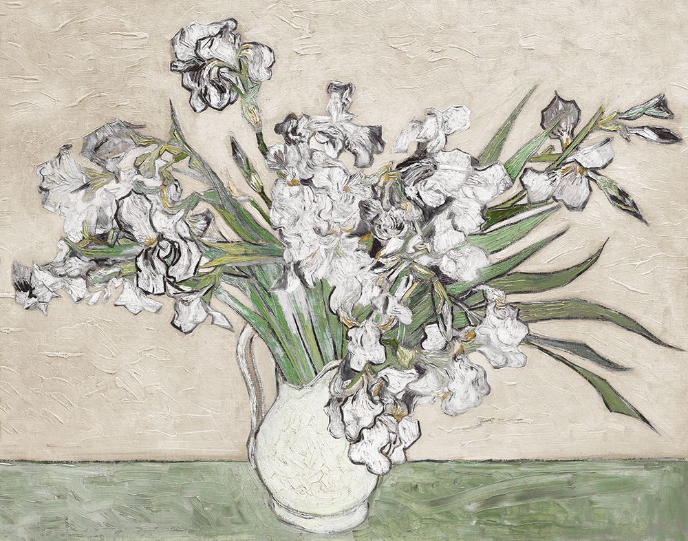 White Irises art print by Vincent van Gogh for $57.95 CAD