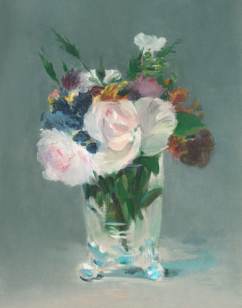Flowers in a Crystal Vase art print by CAD Designs for $57.95 CAD
