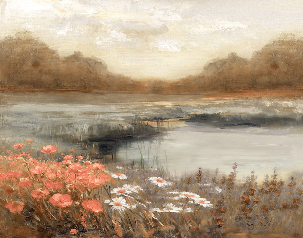 Moody Meandering River art print by Sally Swatland for $57.95 CAD
