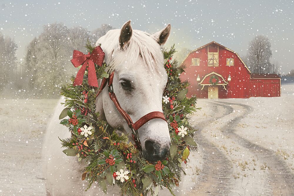 Holiday Horse art print by Nan for $57.95 CAD