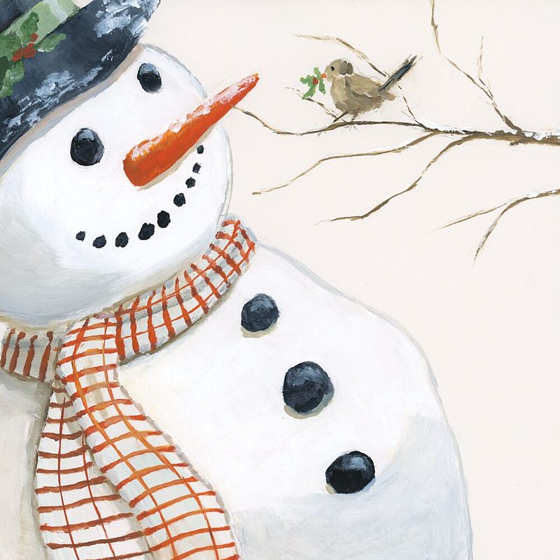 Winter Chat art print by Nan for $57.95 CAD