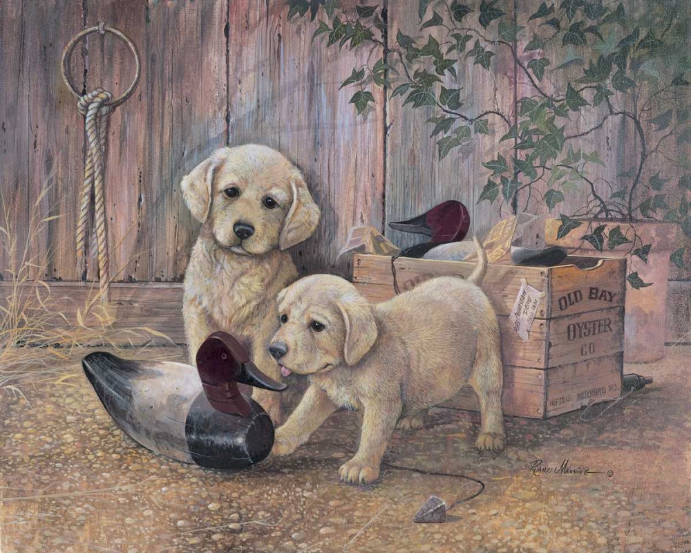Grandpas Decoys art print by Ruane Manning for $57.95 CAD