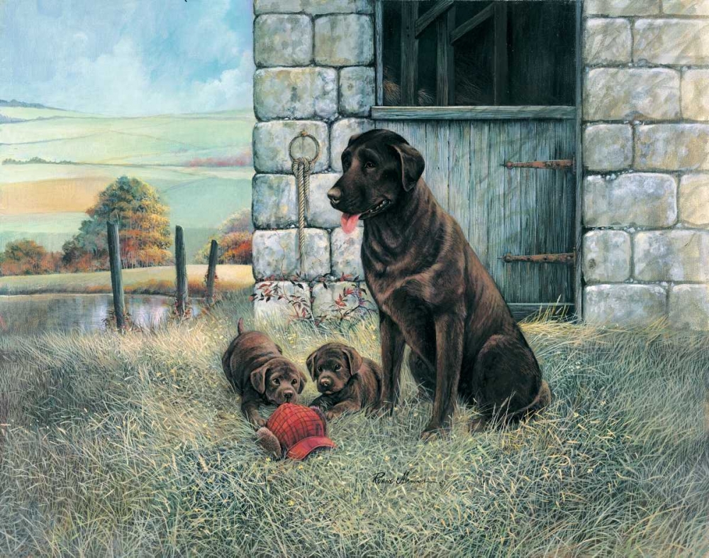 Playful Instincts art print by Ruane Manning for $57.95 CAD