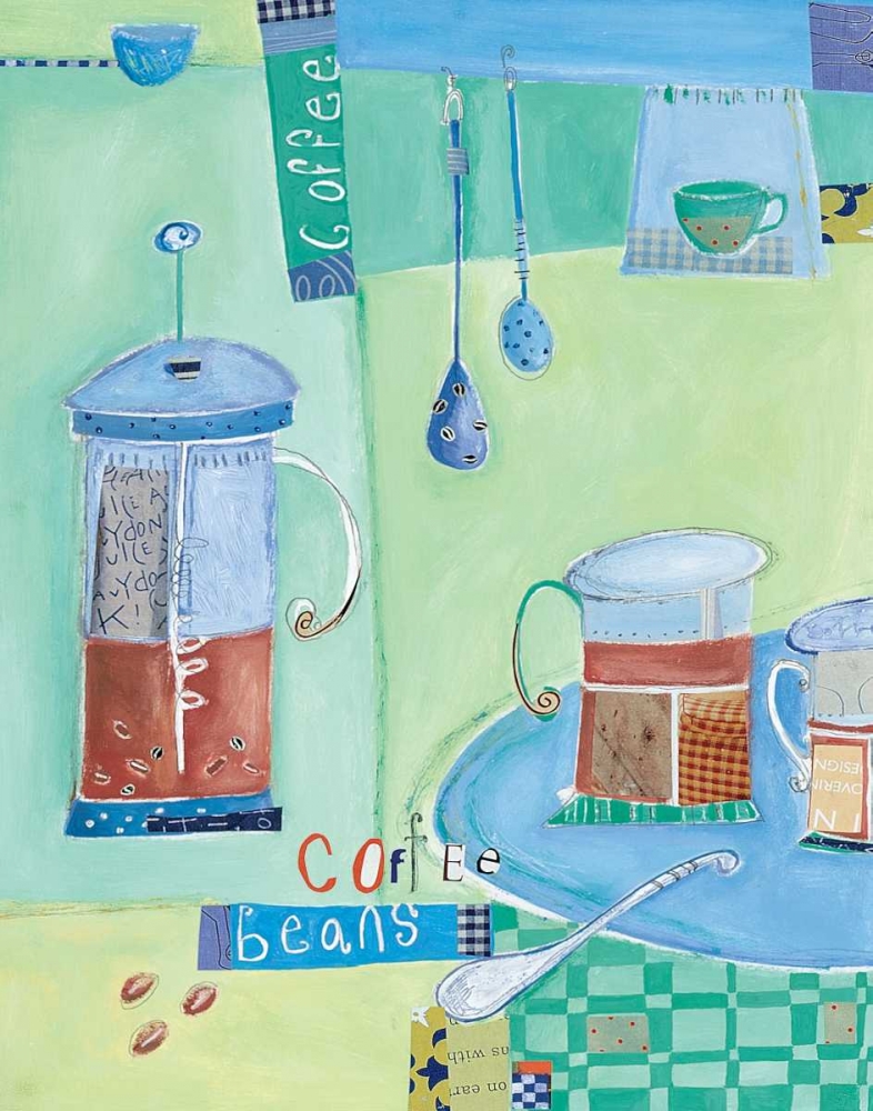 Kitchen Collage IV art print by Kate and Elizabeth Pope for $57.95 CAD
