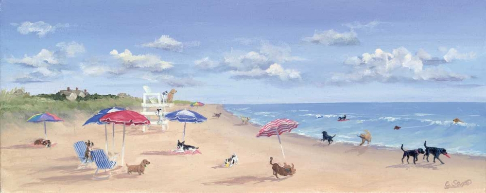 Beach Tails art print by Carol Saxe for $57.95 CAD
