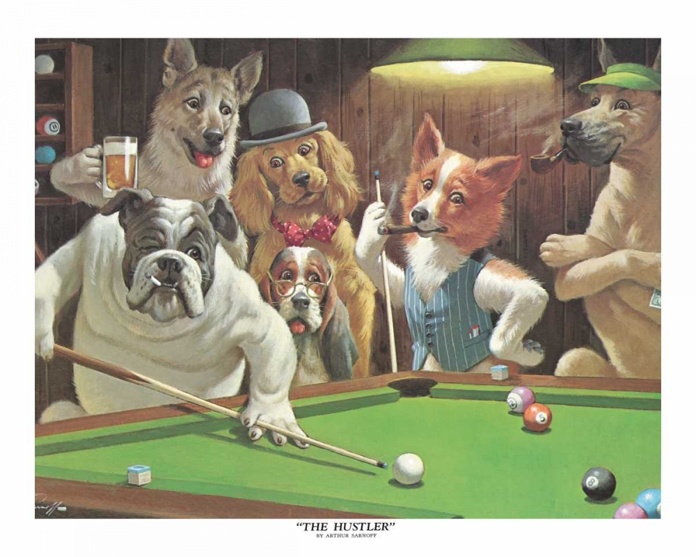 The Hustler art print by Arthur Sarnoff for $57.95 CAD