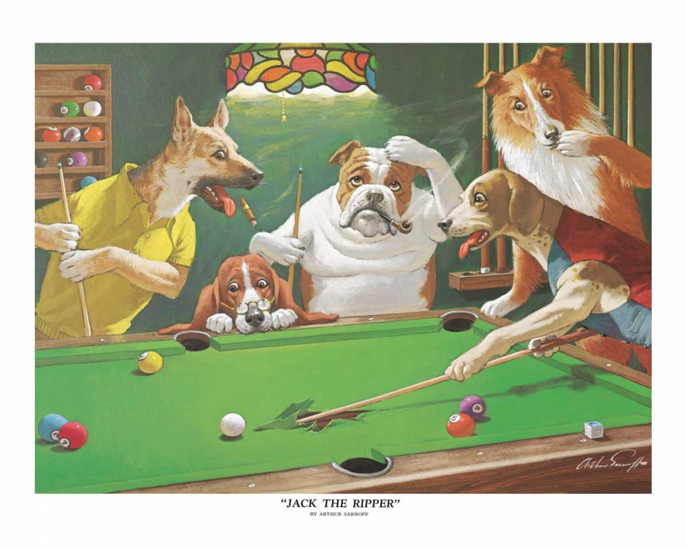 Jack the Ripper art print by Arthur Sarnoff for $57.95 CAD