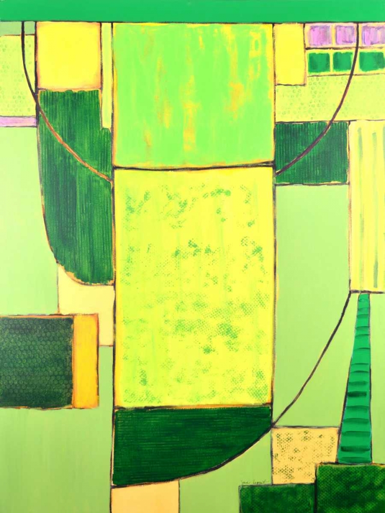Land Plan - Spring art print by Jane Segrest for $57.95 CAD