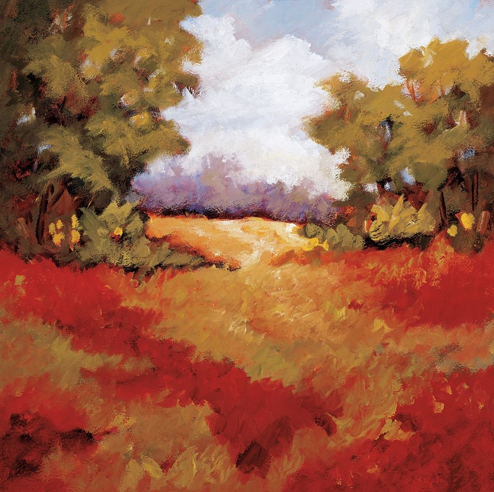 Scarlet Fields II art print by Maija Baynes for $57.95 CAD