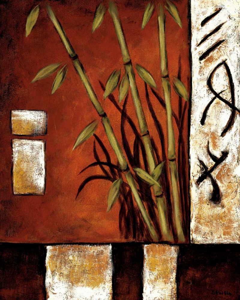 Russet Silhouette I art print by Krista Sewell for $57.95 CAD
