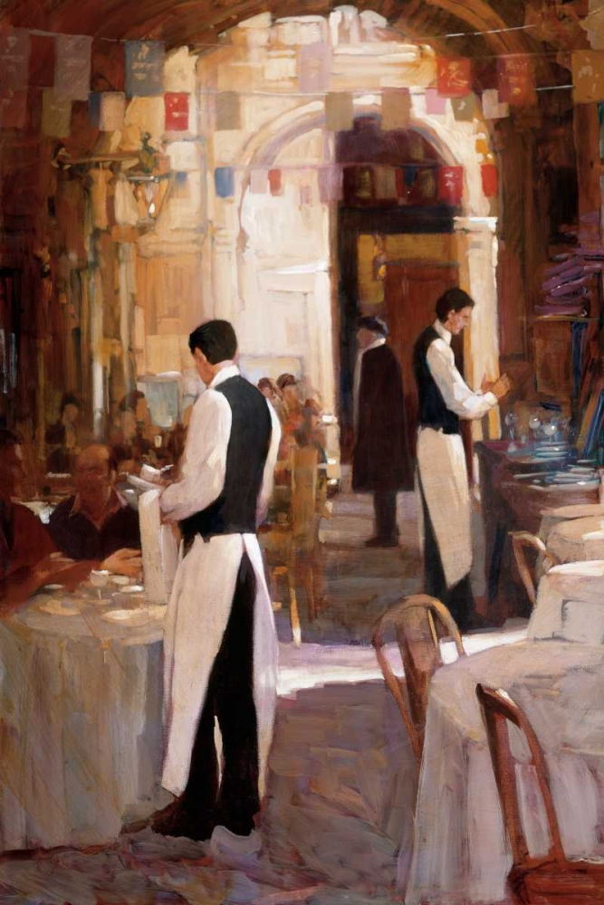 Two Waiters Place des Vosges art print by Philip Craig for $57.95 CAD