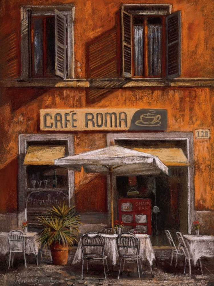 Cafe Roma art print by Malcolm Surridge for $57.95 CAD