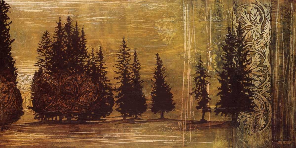 Forest Silhouettes I art print by Linda Thompson for $57.95 CAD