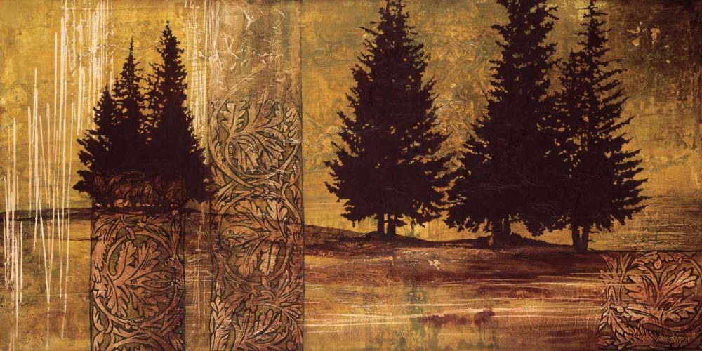 Forest Silhouettes II art print by Linda Thompson for $57.95 CAD
